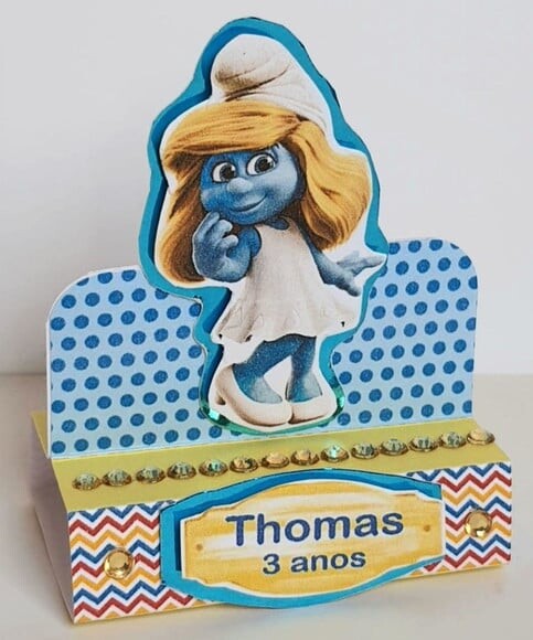 Porta-bis Duplo Smurfs