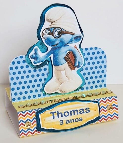 Porta-bis Duplo Smurfs