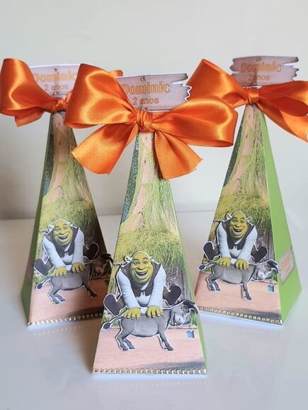 Caixa Cone/pirâmide Shrek
