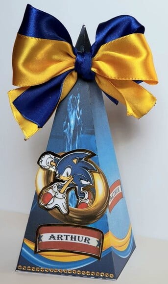 Caixinha Cone/pirâmide Sonic
