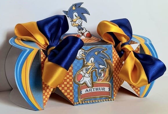 Kit 50 Lembrancinhas de Festa Sonic