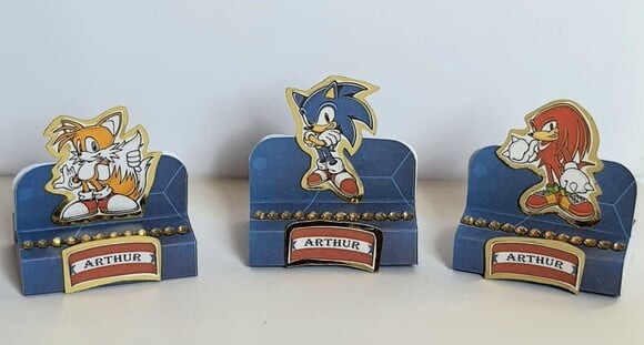 Kit 50 Lembrancinhas de Festa Sonic