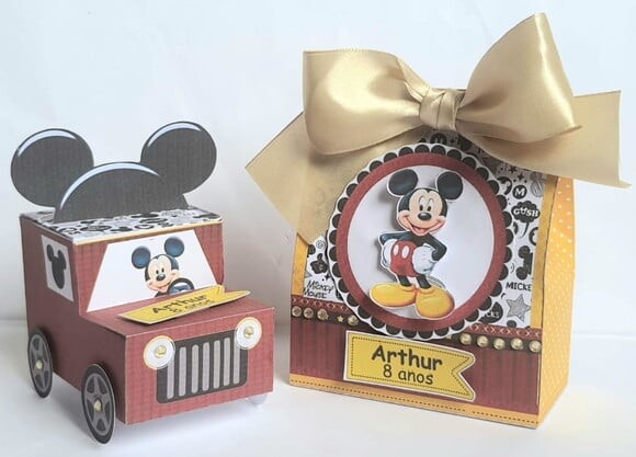 Kit de 50 Lembrancinhas para Festa Mickey