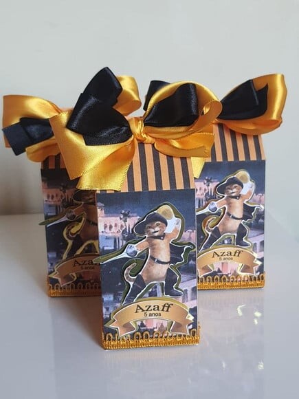 Caixa Milk Gato de Botas