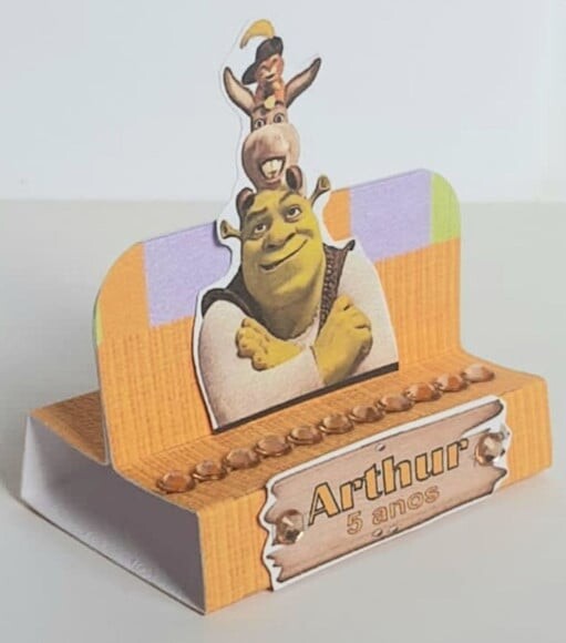 Kit 50 Lembrancinhas de Festa Shrek