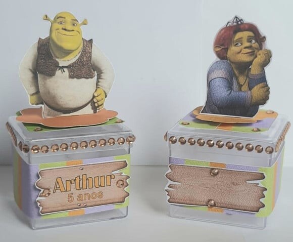 Caixa Acrílica Lembrancinha Shrek