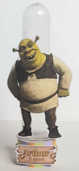 Tubete Lembrancinha de Festa Shrek