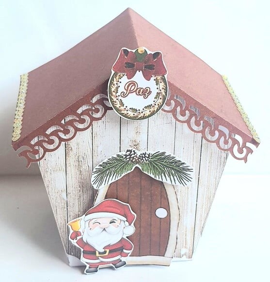 Caixa Casinha do Papai Noel