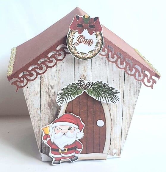Caixa Casinha do Papai Noel