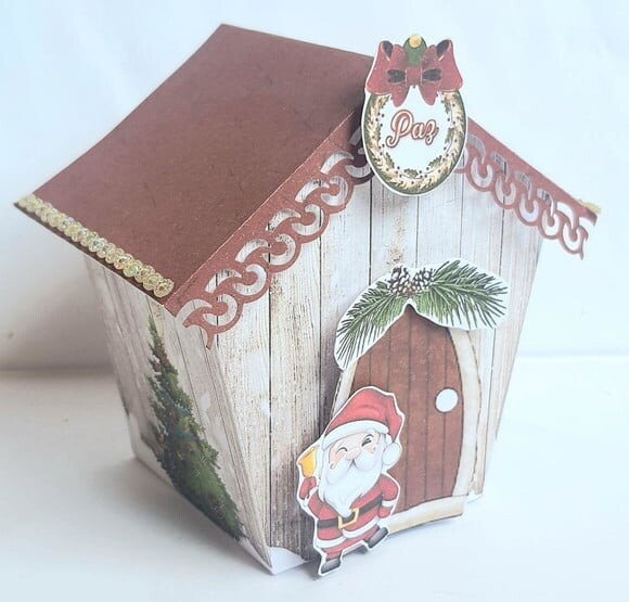 Caixa Casinha do Papai Noel