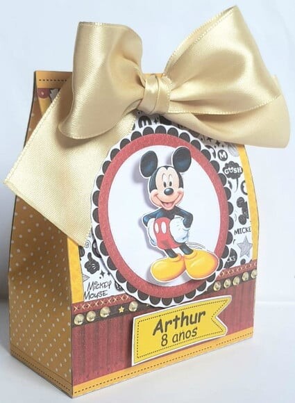 Caixa Sacolinha Mickey
