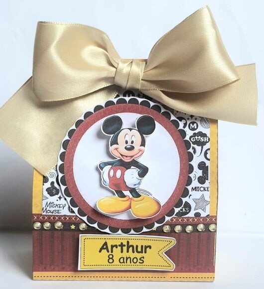 Caixa Sacolinha Mickey