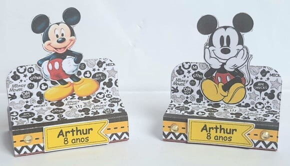Porta-bis Duplo Mickey