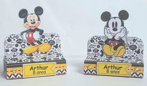 Porta-bis Duplo Mickey