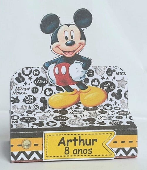 Porta-bis Duplo Mickey