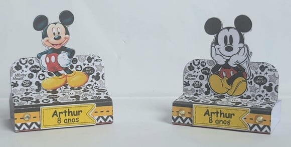 Porta-bis Duplo Mickey