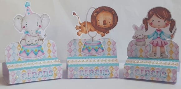 Kit de 50 Lembrancinhas para Festa Infantil Circo