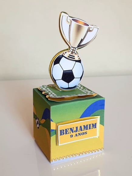 Caixa Cubo Futebol