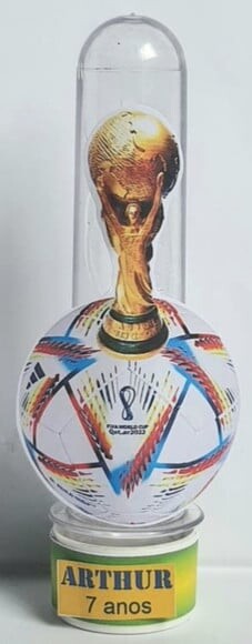 Tubete Lembrancinha para Festa Futebol