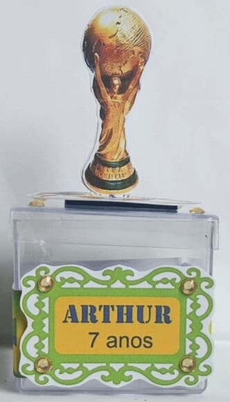 Caixa Acrílica Personalizada Seleção Brasileira