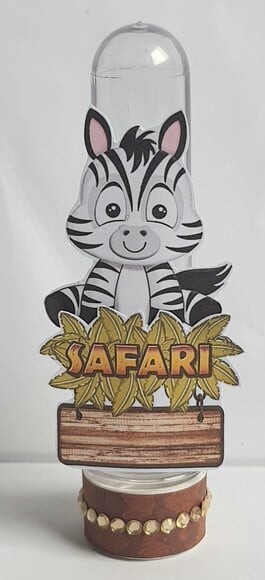 Tubete Lembrancinha para Festa Safari