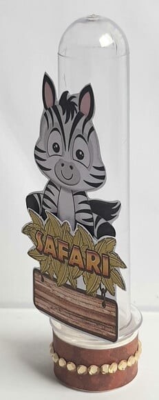 Tubete Lembrancinha para Festa Safari