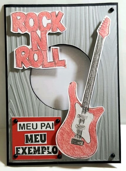 Cartão Dia Dos Pais Guitarra