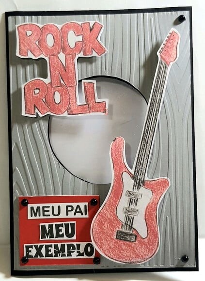 Cartão Dia Dos Pais Guitarra