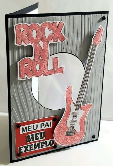 Cartão Dia Dos Pais Guitarra
