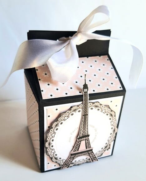 Caixa Milk com Tema Paris