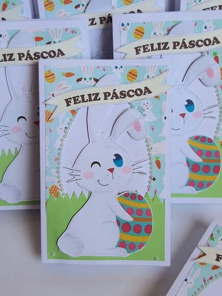 Cartão de Páscoa Bis Extra