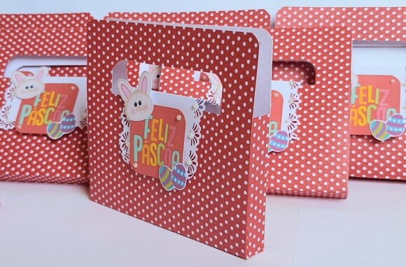 Caixa Sacola para Kit Kat
