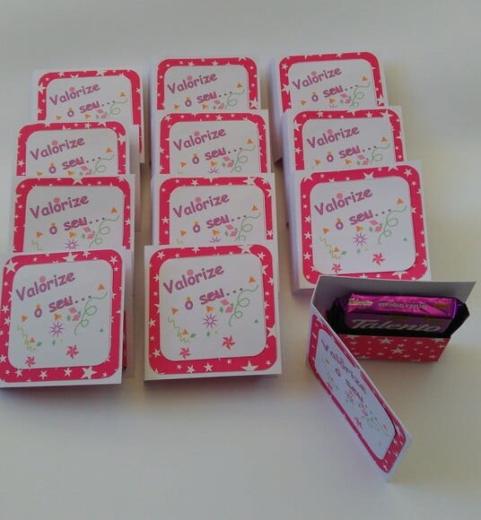 Cartão Chocolate em Scrapbook
