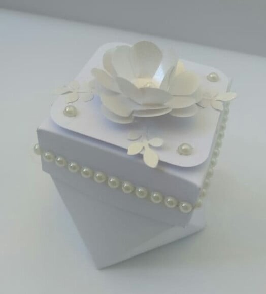Caixa Diamante Branca