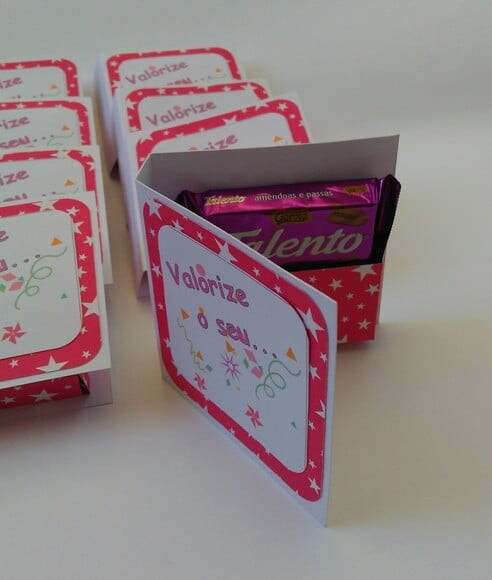 Cartão Chocolate em Scrapbook