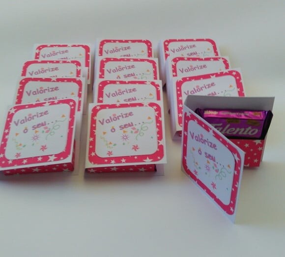 Cartão Chocolate em Scrapbook