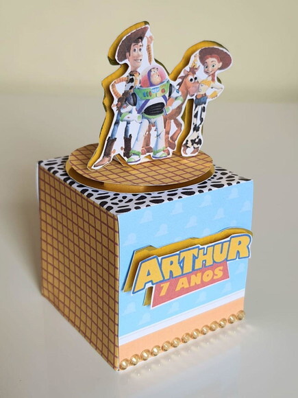 Caixa cubo Toy story
