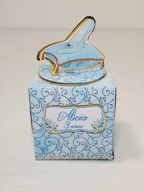 Caixa cubo Cinderela