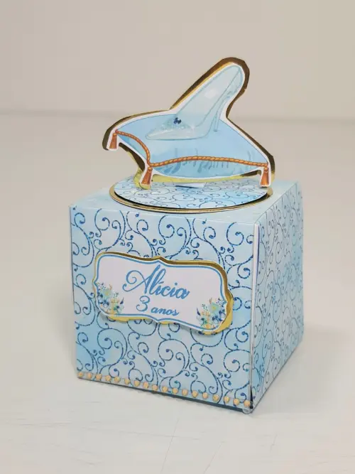 Caixa cubo Cinderela