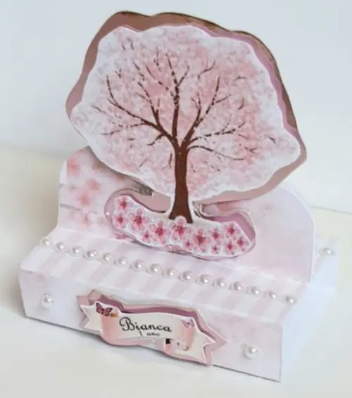 Porta-Bis duplo Flor de Cerejeira