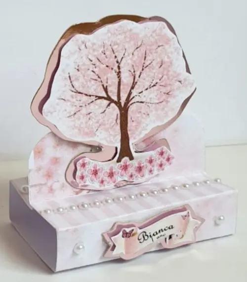 Porta-Bis duplo Flor de Cerejeira