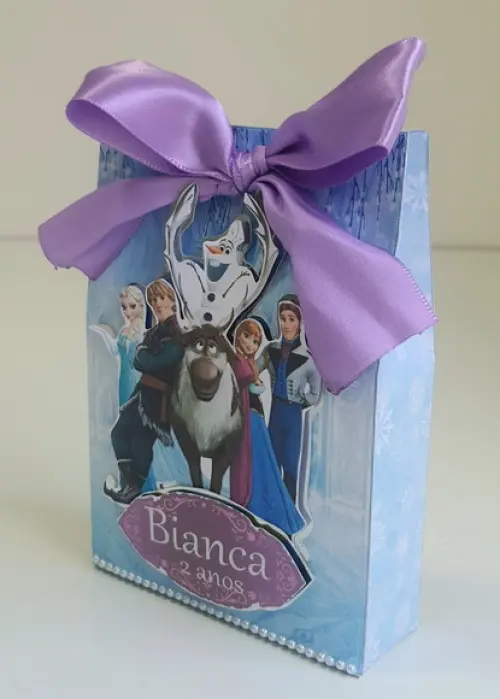 Caixa sacolinha Frozen