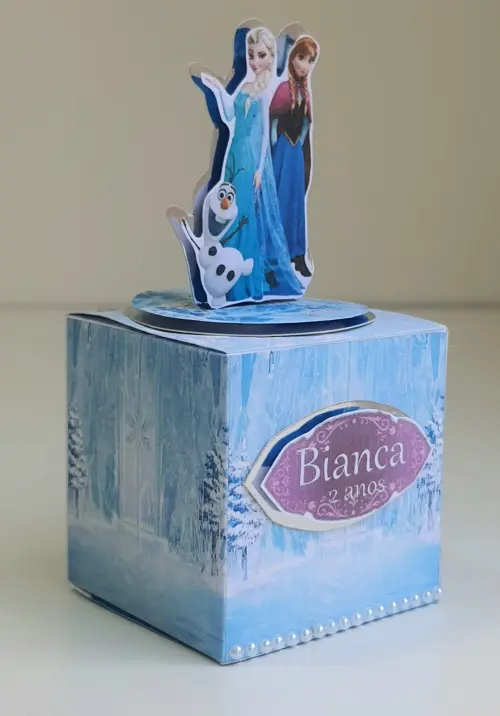 Caixa cubo Frozen