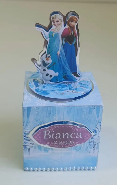 Caixa cubo Frozen