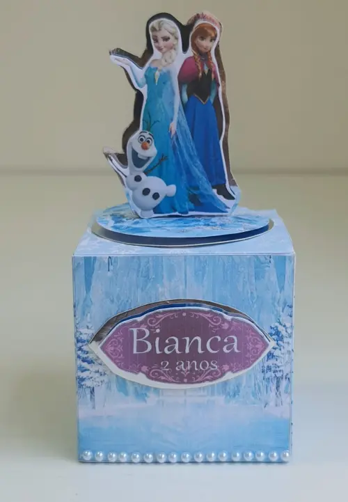 Caixa cubo Frozen