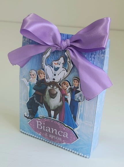 Caixa Sacolinha Frozen