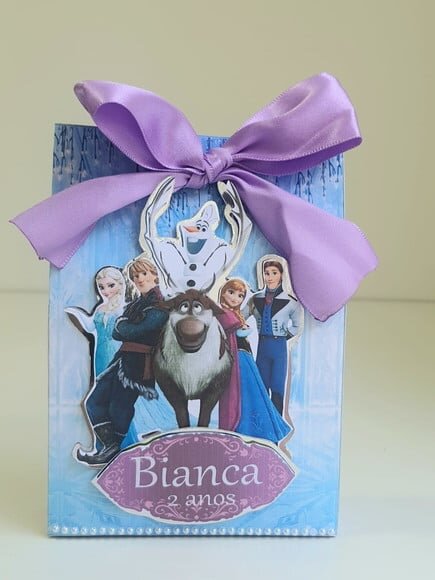 Caixa Sacolinha Frozen