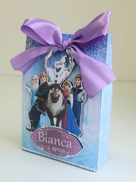 Caixa Sacolinha Frozen