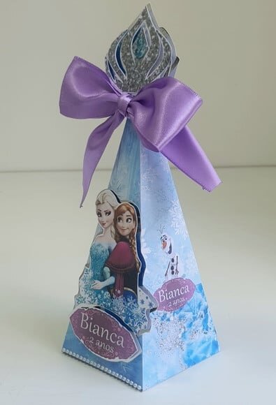 Caixa Pirâmide Frozen