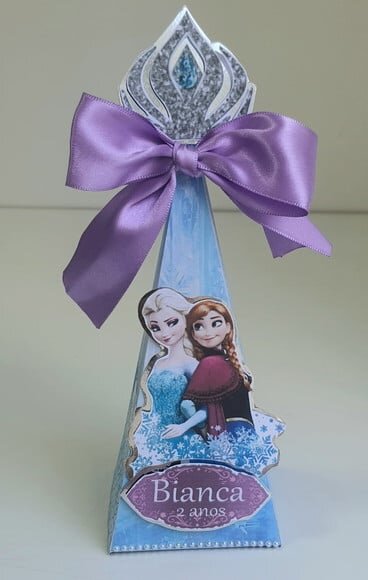 Caixa Pirâmide Frozen